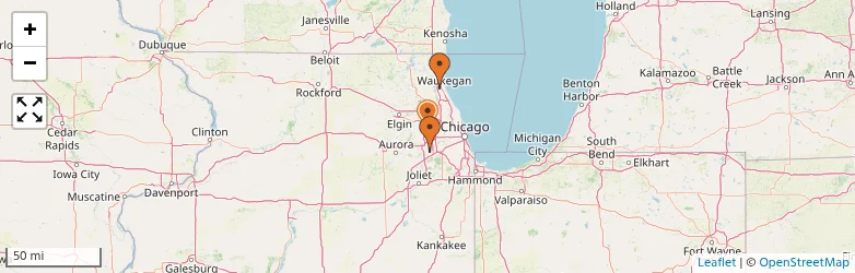 Related schools map