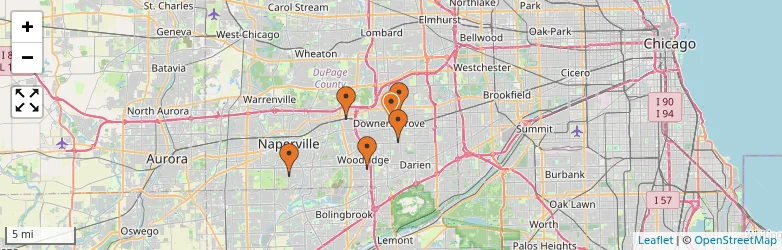 Related schools map