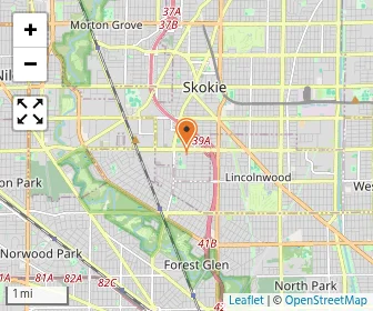 Map of Hillel Torah North Suburban Day School
