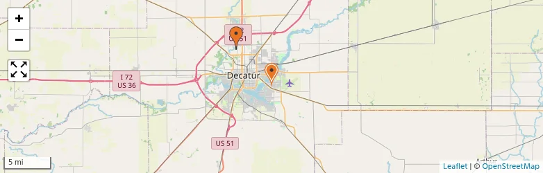 Related schools map