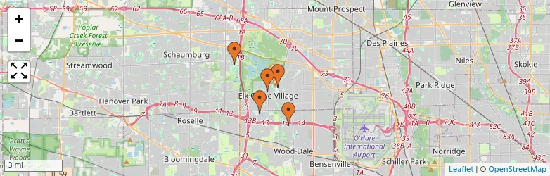Related schools map