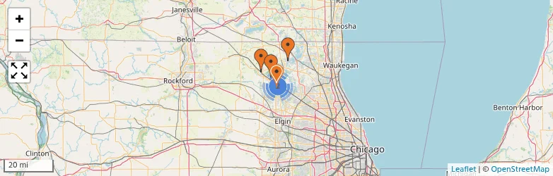 Related schools map