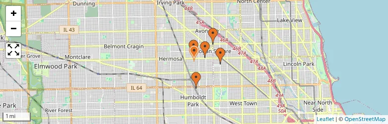 Related schools map