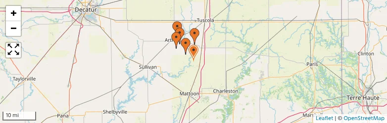 Related schools map