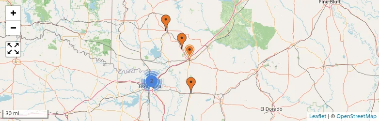 Related schools map