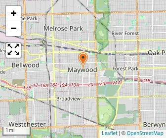 Map of Maywood Margery Daw Day Care