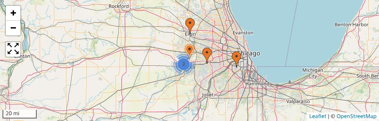 Related schools map