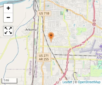 Map of Ft Smith Ar Seventh-day Adventist School