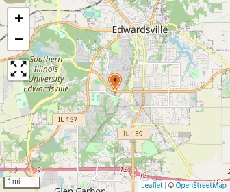 Map of Metro-east Lutheran High School