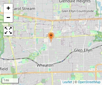 Map of Dupage Montessori School - Wheaton