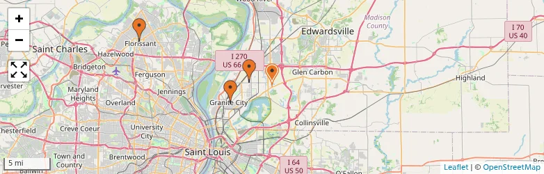 Related schools map