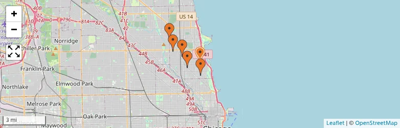 Related schools map