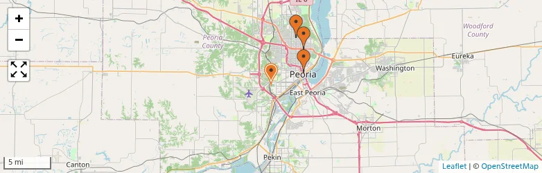 Related schools map