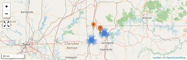 Related schools map