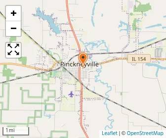 Map of Pinckneyville Christian Academy