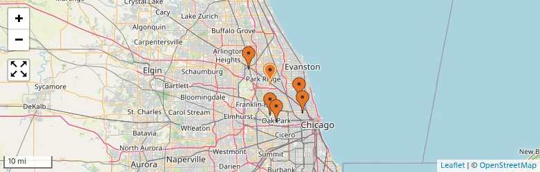Related schools map