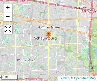 Map of Schaumburg Christian School