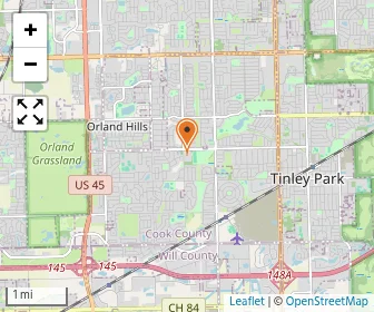 Map of Southwest Chicago Christian School-tinley Park