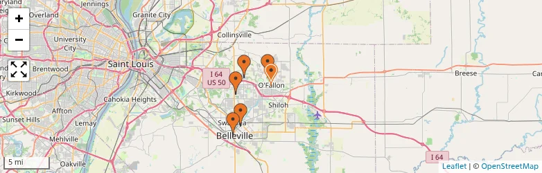 Related schools map