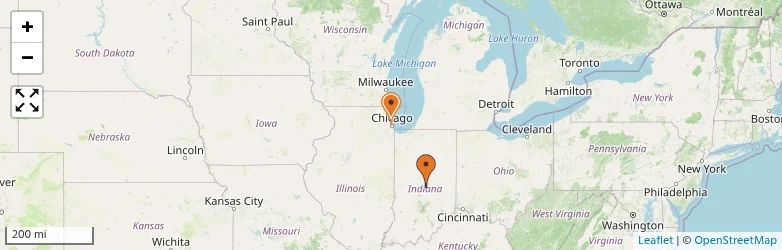 Related schools map