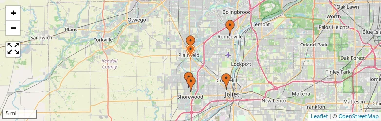 Related schools map