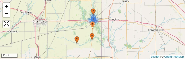 Related schools map
