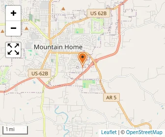 Map of Mountain Home Christian Academy