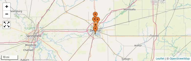 Related schools map
