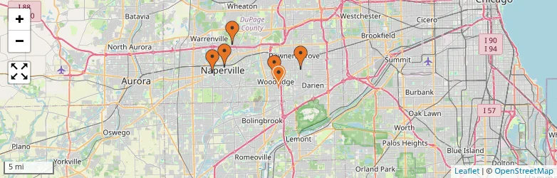 Related schools map