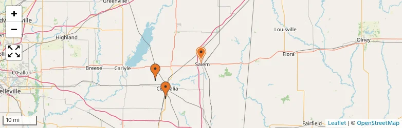Related schools map