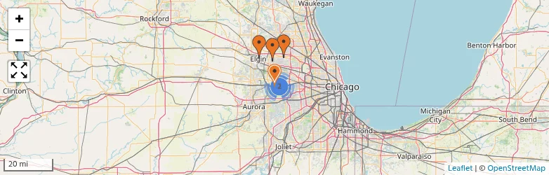 Related schools map