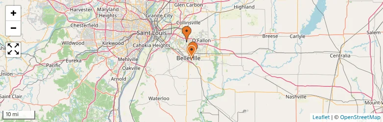 Related schools map