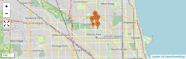 Related schools map