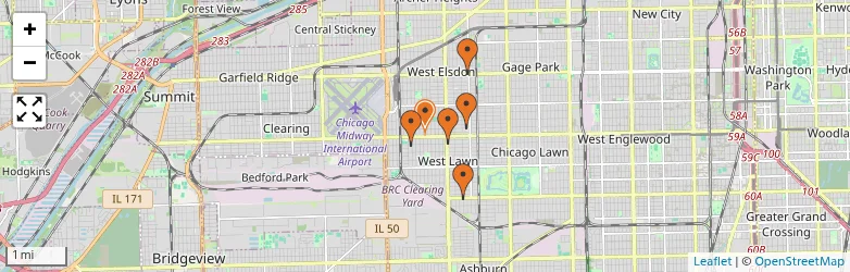 Related schools map