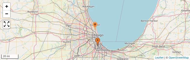 Related schools map