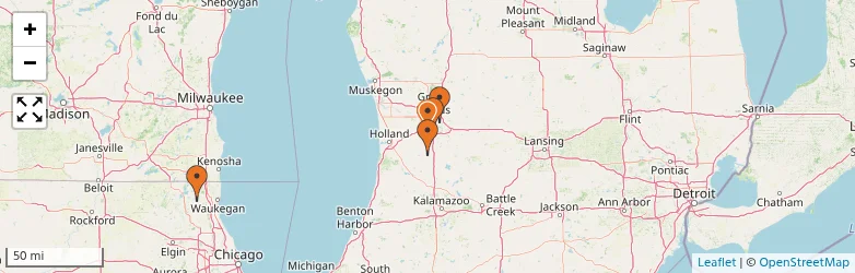 Related schools map