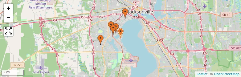 Related schools map