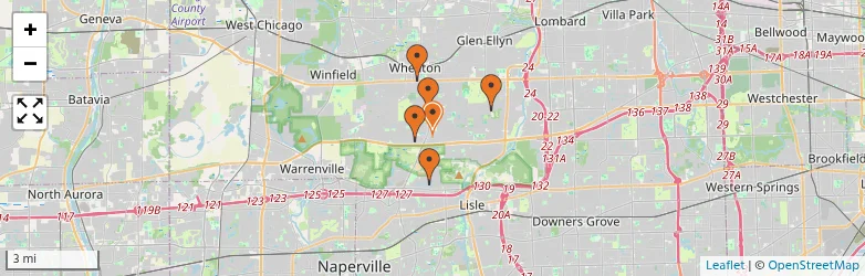 Related schools map