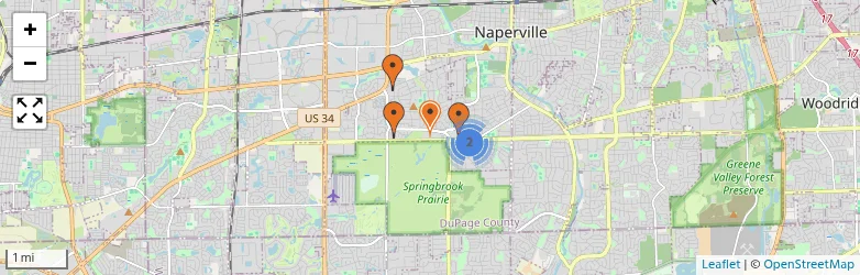 Related schools map
