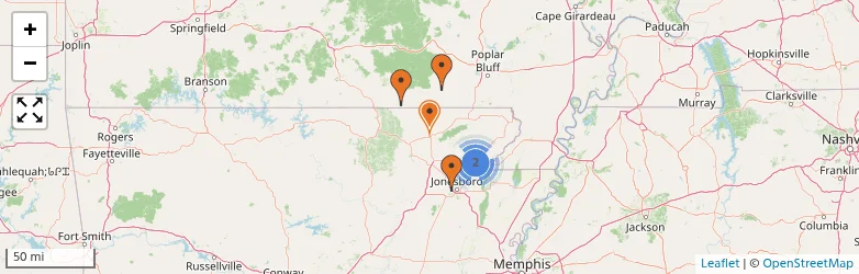 Related schools map