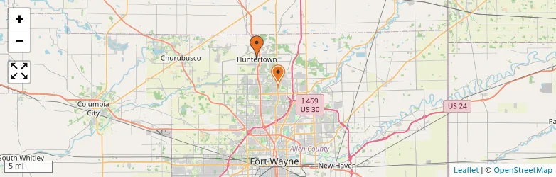 Related schools map