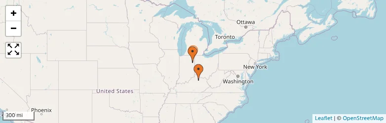 Related schools map