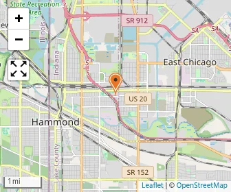 Map of Bishop Noll Institute/catholic Dioece Of Gary