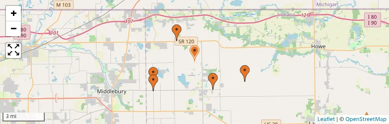 Related schools map
