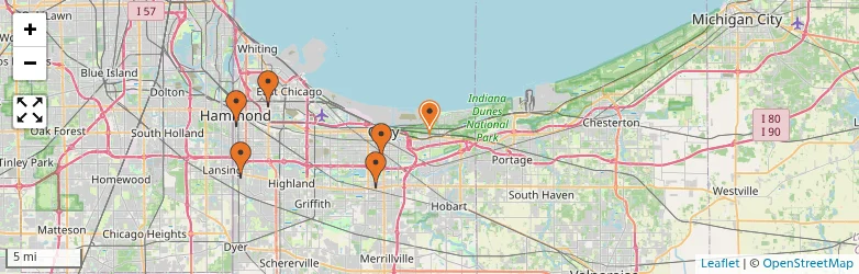 Related schools map