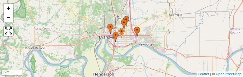 Related schools map
