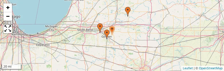 Related schools map