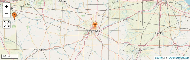 Related schools map