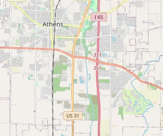 Area schools map