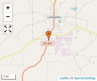 Area schools map